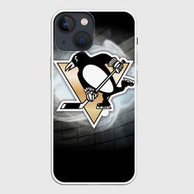 Чехол для iPhone 13 mini с принтом Хоккей 1 в Санкт-Петербурге,  |  | Тематика изображения на принте: nhl | stanley cup |  pittsburgh penguins | кросби | кубок стенли | кубок стэнли | малкин | нхл | пингвинс | питтсбург пингвинз | сидни кросби | хоккей | хоккейный клуб