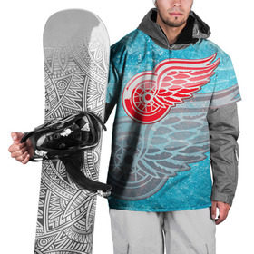 Накидка на куртку 3D с принтом Хоккей 3 в Санкт-Петербурге, 100% полиэстер |  | Тематика изображения на принте: nhl | stanley cup |  detroit red wings | детройд | детройт ред уингз | кубок стенли | кубок стэнли | марченко | нхл | хоккей | хоккейный клуб