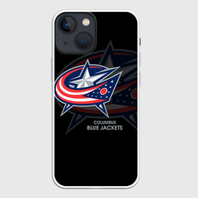 Чехол для iPhone 13 mini с принтом Хоккей 5 в Санкт-Петербурге,  |  | columbus | nhl | stanley cup |  columbus blue jackets | бобровский | коламбус | коламбус блю джекетс | кубок стенли | кубок стэнли | нхл | хоккей | хоккейный клуб