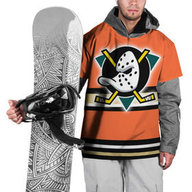 Накидка на куртку 3D с принтом Хоккей 7 в Санкт-Петербурге, 100% полиэстер |  | anaheim ducks | nhl | stanley cup | кубок стенли | кубок стэнли | нхл | хоккей | хоккейный клуб