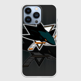 Чехол для iPhone 13 Pro с принтом Хоккей 11 в Санкт-Петербурге,  |  | Тематика изображения на принте: nhl | san jose sharks | sharks | stanley cup | кубок стенли | кубок стэнли | нхл | сан хосе | сан хосе шаркс | хоккей | хоккейный клуб | шаркс