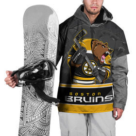 Накидка на куртку 3D с принтом Boston Bruins в Санкт-Петербурге, 100% полиэстер |  | Тематика изображения на принте: boston bruins | nhl | stanley cup | бостон | бостон брюинз | брюинз | брюинс | кубок стенли | кубок стэнли | нхл | хоккей | хоккейный клуб | худобин