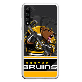 Чехол для Honor 20 с принтом Boston Bruins в Санкт-Петербурге, Силикон | Область печати: задняя сторона чехла, без боковых панелей | boston bruins | nhl | stanley cup | бостон | бостон брюинз | брюинз | брюинс | кубок стенли | кубок стэнли | нхл | хоккей | хоккейный клуб | худобин