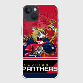 Чехол для iPhone 13 с принтом Florida Panthers в Санкт-Петербурге,  |  | florida panthers | nhl | stanley cup | кубок стенли | кубок стэнли | нхл | флорида пантерз | флорида пантеры | хоккей | хоккейный клуб