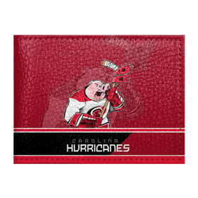 Обложка для студенческого билета с принтом Carolina Hurricanes в Санкт-Петербурге, натуральная кожа | Размер: 11*8 см; Печать на всей внешней стороне | carolina hurricanes | nhl | stanley cup | каролина | каролина харрикейнз | кубок стенли | кубок стэнли | нхл | хоккей | хоккейный клуб | хурикэйнс