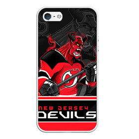 Чехол для iPhone 5/5S матовый с принтом New Jersey Devils в Санкт-Петербурге, Силикон | Область печати: задняя сторона чехла, без боковых панелей | new jersey devils | nhl | stanley cup | дъяволы нью джерси | калинин | кубок стенли | кубок стэнли | нхл | нью джерси девилз | хоккей | хоккейный клуб