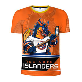 Мужская футболка 3D спортивная с принтом New York Islanders в Санкт-Петербурге, 100% полиэстер с улучшенными характеристиками | приталенный силуэт, круглая горловина, широкие плечи, сужается к линии бедра | new york islanders | nhl | stanley cup | айлендерс | кубок стенли | кубок стэнли | кулемин | нхл | нью йорк айлендерс | хоккей | хоккейный клуб