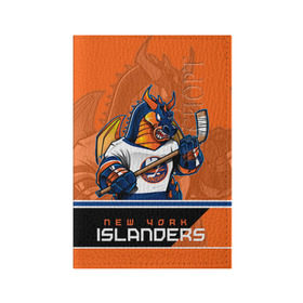 Обложка для паспорта матовая кожа с принтом New York Islanders в Санкт-Петербурге, натуральная матовая кожа | размер 19,3 х 13,7 см; прозрачные пластиковые крепления | Тематика изображения на принте: new york islanders | nhl | stanley cup | айлендерс | кубок стенли | кубок стэнли | кулемин | нхл | нью йорк айлендерс | хоккей | хоккейный клуб
