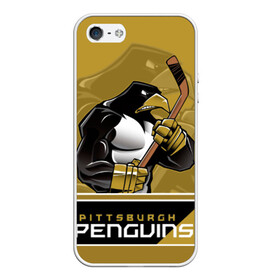 Чехол для iPhone 5/5S матовый с принтом Pittsburgh Penguins в Санкт-Петербурге, Силикон | Область печати: задняя сторона чехла, без боковых панелей | Тематика изображения на принте: nhl | pittsburgh penguins | stanley cup | кросби | кубок стенли | кубок стэнли | малкин | нхл | пингвинс | питтсбург пингвинз | сидни кросби | хоккей | хоккейный клуб