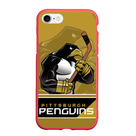 Чехол для iPhone 7/8 матовый с принтом Pittsburgh Penguins в Санкт-Петербурге, Силикон | Область печати: задняя сторона чехла, без боковых панелей | nhl | pittsburgh penguins | stanley cup | кросби | кубок стенли | кубок стэнли | малкин | нхл | пингвинс | питтсбург пингвинз | сидни кросби | хоккей | хоккейный клуб