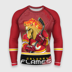 Мужской рашгард 3D с принтом Calgary Flames в Санкт-Петербурге,  |  | calgary flames | nhl | stanley cup | калгари флэймз | кубок стенли | кубок стэнли | нхл | флэймс | хоккей | хоккейный клуб