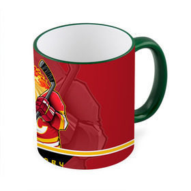 Кружка 3D с принтом Calgary Flames в Санкт-Петербурге, керамика | ёмкость 330 мл | calgary flames | nhl | stanley cup | калгари флэймз | кубок стенли | кубок стэнли | нхл | флэймс | хоккей | хоккейный клуб