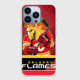 Чехол для iPhone 13 Pro с принтом Calgary Flames в Санкт-Петербурге,  |  | calgary flames | nhl | stanley cup | калгари флэймз | кубок стенли | кубок стэнли | нхл | флэймс | хоккей | хоккейный клуб