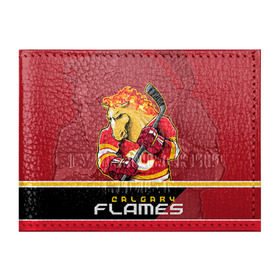 Обложка для студенческого билета с принтом Calgary Flames в Санкт-Петербурге, натуральная кожа | Размер: 11*8 см; Печать на всей внешней стороне | calgary flames | nhl | stanley cup | калгари флэймз | кубок стенли | кубок стэнли | нхл | флэймс | хоккей | хоккейный клуб
