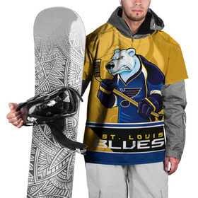 Накидка на куртку 3D с принтом St. Louis Blues в Санкт-Петербурге, 100% полиэстер |  | nhl | st. louis blues | stanley cup | йори | кубок стенли | кубок стэнли | лехтеря | луис блюз | нхл | сент луис | сент луис блюз | тарасенко | хоккей | хоккейный клуб