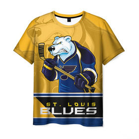 Мужская футболка 3D с принтом St. Louis Blues в Санкт-Петербурге, 100% полиэфир | прямой крой, круглый вырез горловины, длина до линии бедер | nhl | st. louis blues | stanley cup | йори | кубок стенли | кубок стэнли | лехтеря | луис блюз | нхл | сент луис | сент луис блюз | тарасенко | хоккей | хоккейный клуб
