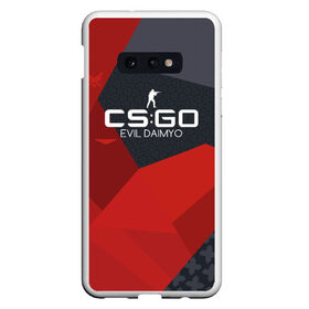 Чехол для Samsung S10E с принтом cs:go - Evil Daimyo style (Злобный Дайме) в Санкт-Петербурге, Силикон | Область печати: задняя сторона чехла, без боковых панелей | cs | csgo | daimyo | m4a4 | го.evil | дайме | злобный | кс