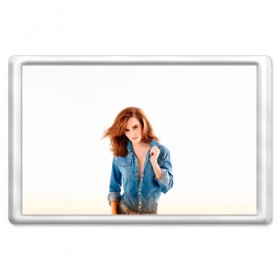 Магнит 45*70 с принтом Emma Watson в Санкт-Петербурге, Пластик | Размер: 78*52 мм; Размер печати: 70*45 | знаменитости