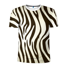 Мужская футболка 3D спортивная с принтом Шкура зебры в Санкт-Петербурге, 100% полиэстер с улучшенными характеристиками | приталенный силуэт, круглая горловина, широкие плечи, сужается к линии бедра | африка | животные | звери | зебра | фауна
