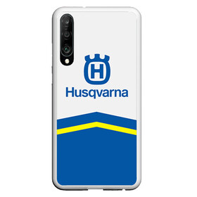 Чехол для Honor P30 с принтом husqvarna в Санкт-Петербурге, Силикон | Область печати: задняя сторона чехла, без боковых панелей | husqvarna