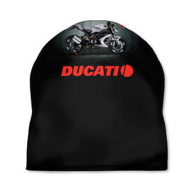 Шапка 3D с принтом Ducati 4 в Санкт-Петербурге, 100% полиэстер | универсальный размер, печать по всей поверхности изделия | Тематика изображения на принте: ducati | moto | дукати | мото | мотоцикл | мотоциклы