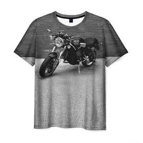 Мужская футболка 3D с принтом Ducati 1 в Санкт-Петербурге, 100% полиэфир | прямой крой, круглый вырез горловины, длина до линии бедер | ducati | moto | дукати | мото | мотоцикл | мотоциклы