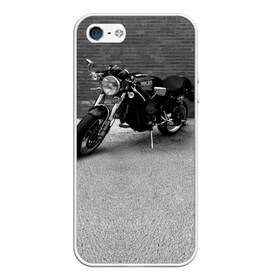 Чехол для iPhone 5/5S матовый с принтом Ducati 1 в Санкт-Петербурге, Силикон | Область печати: задняя сторона чехла, без боковых панелей | ducati | moto | дукати | мото | мотоцикл | мотоциклы