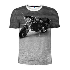 Мужская футболка 3D спортивная с принтом Ducati 1 в Санкт-Петербурге, 100% полиэстер с улучшенными характеристиками | приталенный силуэт, круглая горловина, широкие плечи, сужается к линии бедра | ducati | moto | дукати | мото | мотоцикл | мотоциклы