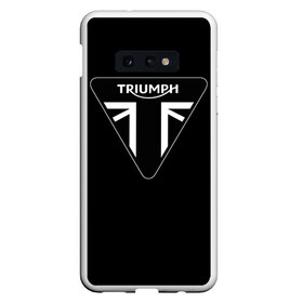 Чехол для Samsung S10E с принтом Triumph 4 в Санкт-Петербурге, Силикон | Область печати: задняя сторона чехла, без боковых панелей | moto | triumph | мотоцикл | мотоциклы | триумф