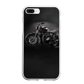 Чехол для iPhone 7Plus/8 Plus матовый с принтом Triumph 1 в Санкт-Петербурге, Силикон | Область печати: задняя сторона чехла, без боковых панелей | Тематика изображения на принте: moto | triumph | мотоцикл | мотоциклы | триумф