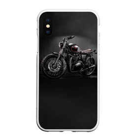 Чехол для iPhone XS Max матовый с принтом Triumph 1 в Санкт-Петербурге, Силикон | Область печати: задняя сторона чехла, без боковых панелей | Тематика изображения на принте: moto | triumph | мотоцикл | мотоциклы | триумф