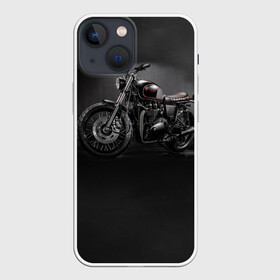 Чехол для iPhone 13 mini с принтом Triumph 1 в Санкт-Петербурге,  |  | Тематика изображения на принте: moto | triumph | мотоцикл | мотоциклы | триумф