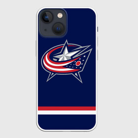 Чехол для iPhone 13 mini с принтом Columbus Blue Jackets в Санкт-Петербурге,  |  | columbus blue jackets | hockey | nhl | нхл | хоккей