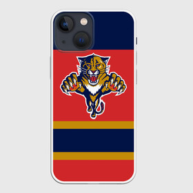 Чехол для iPhone 13 mini с принтом Florida Panthers в Санкт-Петербурге,  |  | Тематика изображения на принте: florida panthers | hockey | nhl | нхл | хоккей