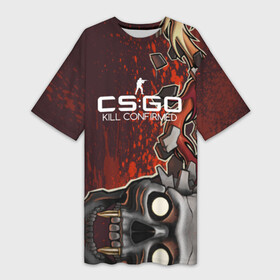 Платье-футболка 3D с принтом cs:go   Kill Confirmed Style (Убийство подтверждено) в Санкт-Петербурге,  |  | confirmed | cs | csgo | kill | kills | usp | usp s | го | кс | подтверждено