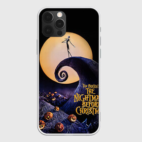 Чехол для iPhone 12 Pro с принтом nightmare before christmas в Санкт-Петербурге, силикон | область печати: задняя сторона чехла, без боковых панелей | helloween | бертон | бугимен | бугимэн | вампиры | джек скелингтон | доктор филькельштейн | корыто | крыто | кукла | повелитель тыкв | рождество | сhristmas | салли | тим | тим бертон | тыква | хеллоуин | шито