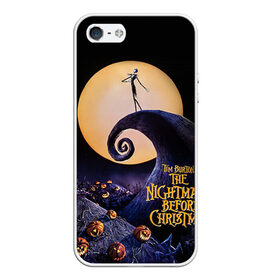 Чехол для iPhone 5/5S матовый с принтом nightmare before christmas в Санкт-Петербурге, Силикон | Область печати: задняя сторона чехла, без боковых панелей | helloween | бертон | бугимен | бугимэн | вампиры | джек скелингтон | доктор филькельштейн | корыто | крыто | кукла | повелитель тыкв | рождество | сhristmas | салли | тим | тим бертон | тыква | хеллоуин | шито