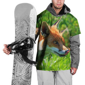 Накидка на куртку 3D с принтом Лисица в Санкт-Петербурге, 100% полиэстер |  | Тематика изображения на принте: животные | лес | лиса | природа | рыжая