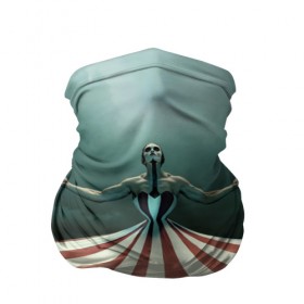 Бандана-труба 3D с принтом American Horror Story в Санкт-Петербурге, 100% полиэстер, ткань с особыми свойствами — Activecool | плотность 150‒180 г/м2; хорошо тянется, но сохраняет форму | 