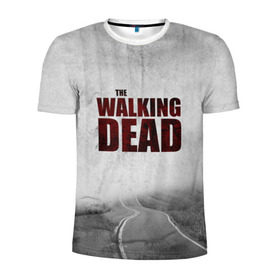 Мужская футболка 3D спортивная с принтом The Walking Dead в Санкт-Петербурге, 100% полиэстер с улучшенными характеристиками | приталенный силуэт, круглая горловина, широкие плечи, сужается к линии бедра | the walking dead | америка | апокалипсис | глен | дерил | зомби | карл | кровь | рик | сша | ходячие мертвецы