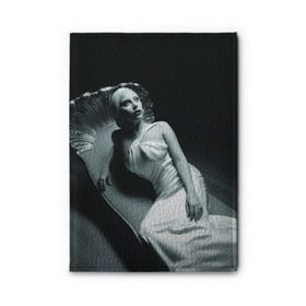 Обложка для автодокументов с принтом Lady Gaga в Санкт-Петербурге, натуральная кожа |  размер 19,9*13 см; внутри 4 больших “конверта” для документов и один маленький отдел — туда идеально встанут права | Тематика изображения на принте: american horror story | американская история ужасов