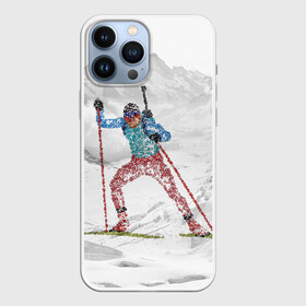 Чехол для iPhone 13 Pro Max с принтом Спортсмен биатлонист в Санкт-Петербурге,  |  | biathlon | биатлон | гонка | зимний спорт | кубок мира | олимпиада | спорт | спринт | чемпионат | чемпионат мира | эстафета