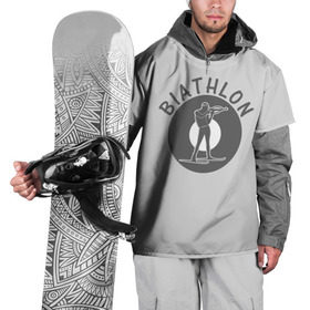 Накидка на куртку 3D с принтом biathlon sport в Санкт-Петербурге, 100% полиэстер |  | biathlon | биатлон | гонка | зимний спорт | кубок мира | олимпиада | спорт | спринт | чемпионат | чемпионат мира | эстафета