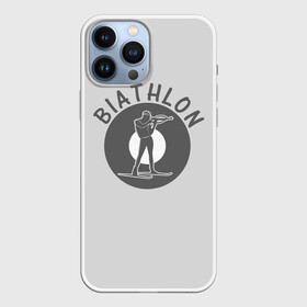 Чехол для iPhone 13 Pro Max с принтом biathlon sport в Санкт-Петербурге,  |  | biathlon | биатлон | гонка | зимний спорт | кубок мира | олимпиада | спорт | спринт | чемпионат | чемпионат мира | эстафета