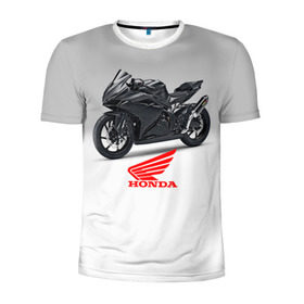 Мужская футболка 3D спортивная с принтом Honda 3 в Санкт-Петербурге, 100% полиэстер с улучшенными характеристиками | приталенный силуэт, круглая горловина, широкие плечи, сужается к линии бедра | honda | moto | мото | мотоцикл | мотоциклы | хонда