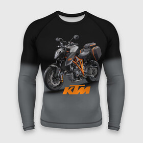 Мужской рашгард 3D с принтом KTM 4 в Санкт-Петербурге,  |  | ktm | moto | катээм | ктм | мото | мотоцикл | мотоциклы