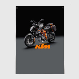 Постер с принтом KTM 4 в Санкт-Петербурге, 100% бумага
 | бумага, плотность 150 мг. Матовая, но за счет высокого коэффициента гладкости имеет небольшой блеск и дает на свету блики, но в отличии от глянцевой бумаги не покрыта лаком | ktm | moto | катээм | ктм | мото | мотоцикл | мотоциклы