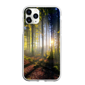 Чехол для iPhone 11 Pro матовый с принтом Утро в лесу в Санкт-Петербурге, Силикон |  | Тематика изображения на принте: bright | fog | forest | morning | sun | tree | trees | дерево | деревья | лес | солнце | туман | утро | яркое