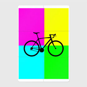 Магнитный плакат 2Х3 с принтом Велосипед фикс в Санкт-Петербурге, Полимерный материал с магнитным слоем | 6 деталей размером 9*9 см | fix | вело | велосипед | прикол | фикс