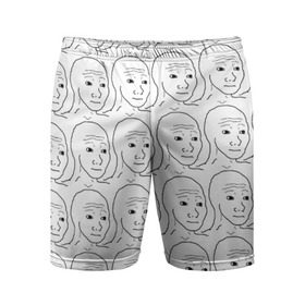 Мужские шорты 3D спортивные с принтом I Know That Feel Bro в Санкт-Петербурге,  |  | мем | мемы